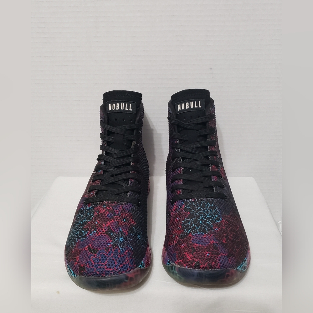 NoBull Succulent Floral High Top Trainer Sneaker Shoe (Unisex)W9 M7.5 - Picture 3 of 15